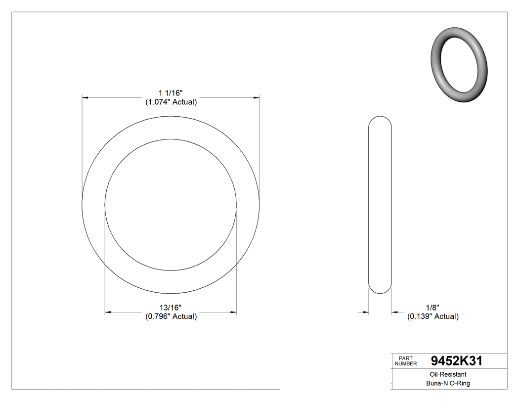 Technical drawing - 9452K31